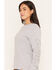 Image #2 - Carhartt Women's Irvine Loose Long Sleeve Work Shirt, Heather Grey, hi-res