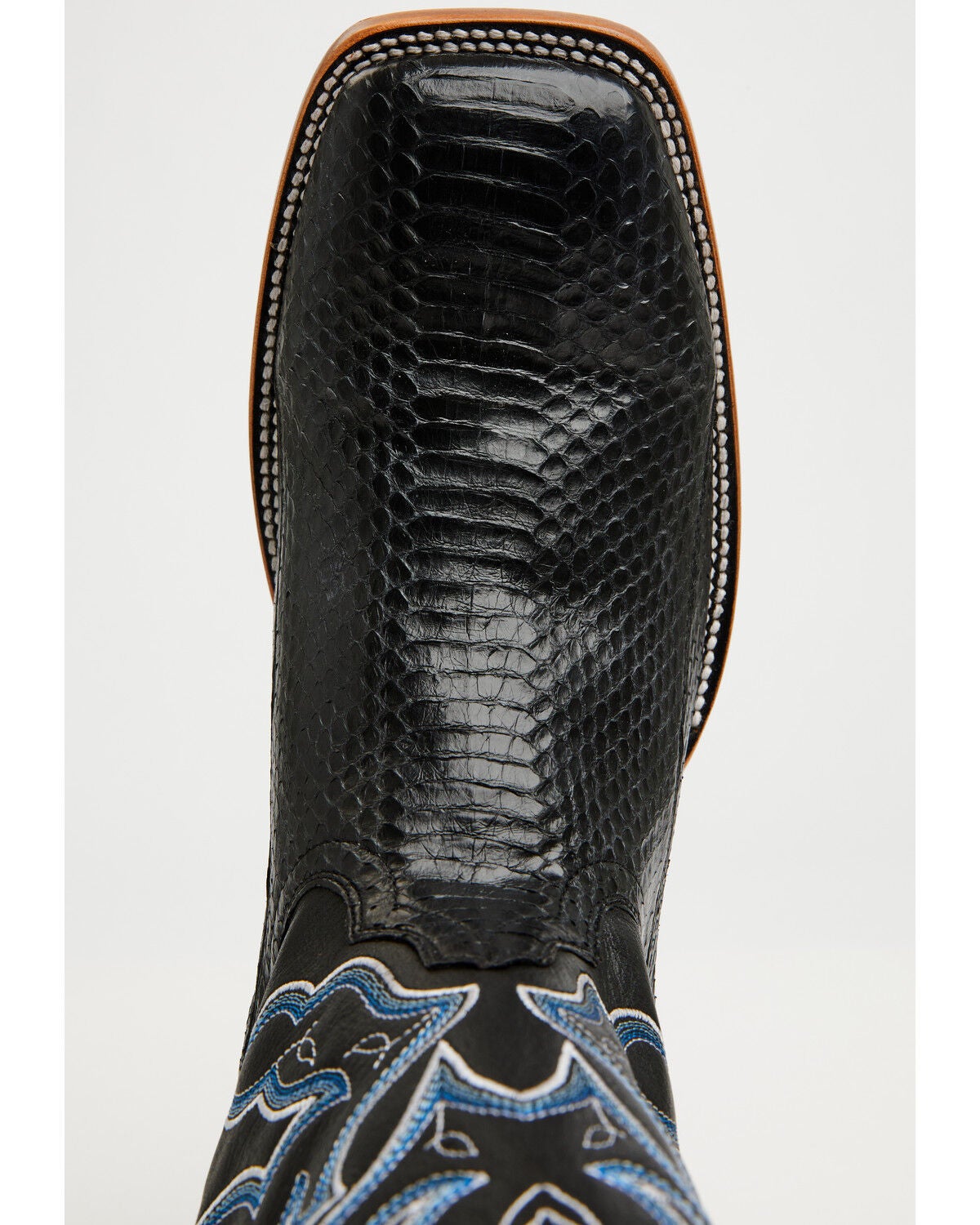 Image #6 - Cody James Men's  Ayer Exotic Snake Western Boots - Broad Square Toe, Black, hi-res