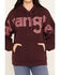 Image #3 - Wrangler Retro Women's Logo Hoodie, Burgundy, hi-res