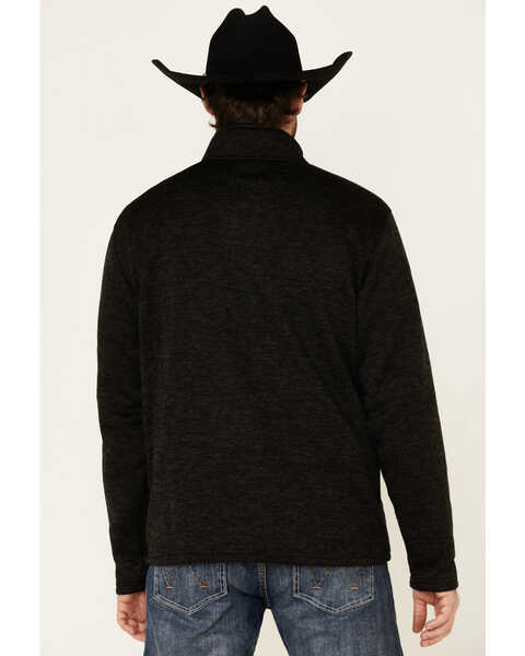 Image #4 - Ariat Men's Solid Charcoal Wesley 1/4 Zip Fleece Pullover , Charcoal, hi-res
