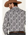 Image #5 - Rock & Roll Denim Men's Southwestern Striped Long Sleeve Snap Western Shirt , Black, hi-res
