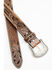 Image #2 - Cody James Men's Austin Southwestern Print Embroidered and Tooled Belt, Brown, hi-res