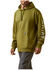 Image #2 - Ariat Men's Rebar Roughneck Hooded Work Sweatshirt, Green, hi-res