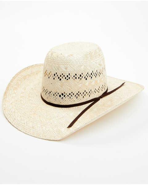 Rodeo King Ramie 25X Straw Cowboy Hat , Natural, hi-res