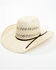 Image #1 - Rodeo King Ramie 25X Straw Cowboy Hat, Natural, hi-res
