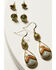 Image #3 - Shyanne Women's Soleil Inlay Earring Set - 6 Piece, Gold, hi-res