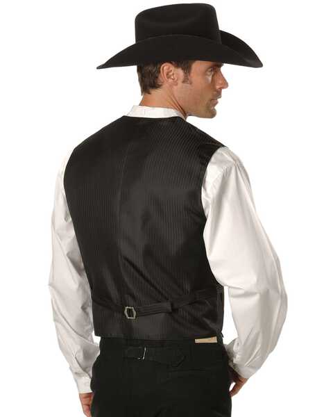 Image #2 - Rangewear by Scully Black Paisley Button Vest, Black, hi-res