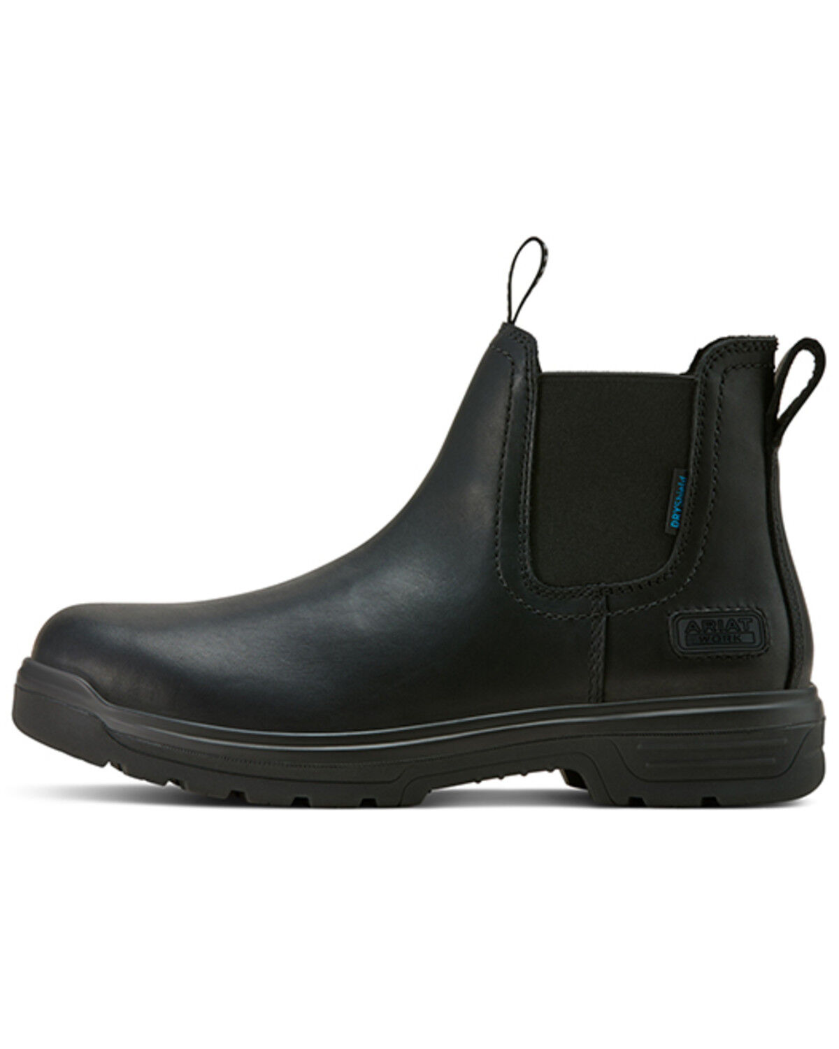 Image #2 - Ariat Men's Turbo Chelsea Waterproof Work Boots - Soft Toe, Black, hi-res