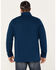 Image #4 - Brothers and Sons Men's Quilted Button Mock Pullover, Dark Blue, hi-res