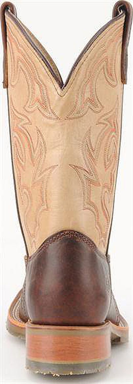 Image #5 - Double H Men's I.C.E. Saddle Vamp Western Boots - Square Toe, Bison, hi-res