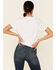 Image #4 - Cut & Paste Women's Raise A Glass To Freedom Graphic Short Sleeve Tee, Ivory, hi-res
