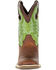 Durango Boys' Lil Rebel Pro Lime Western Boots - Square Toe, Brown, hi-res