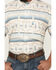 Image #3 - Ariat Men's VenTek Southwestern Striped Short Sleeve Button-Down Western Shirt, Tan, hi-res