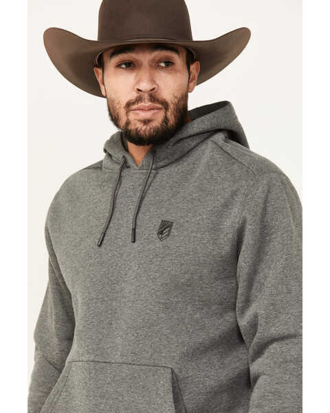 Image #2 - RANK 45® Men's Westech Hooded Sweatshirt, Charcoal, hi-res