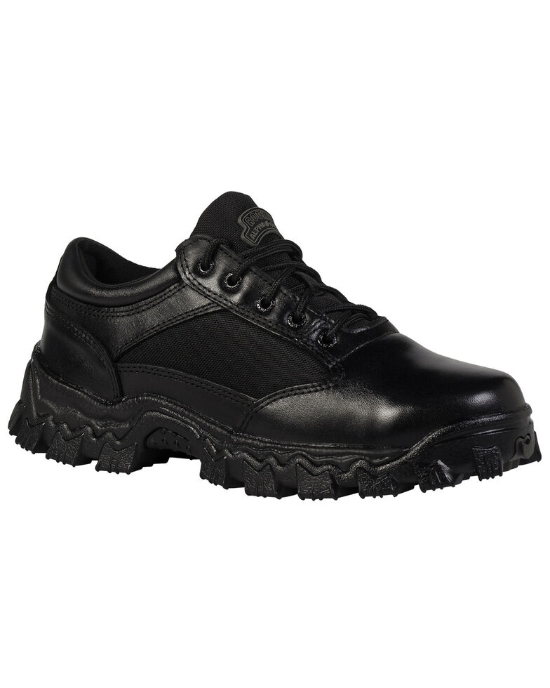 Rocky Men's AlphaForce Oxford Shoes, Black, hi-res