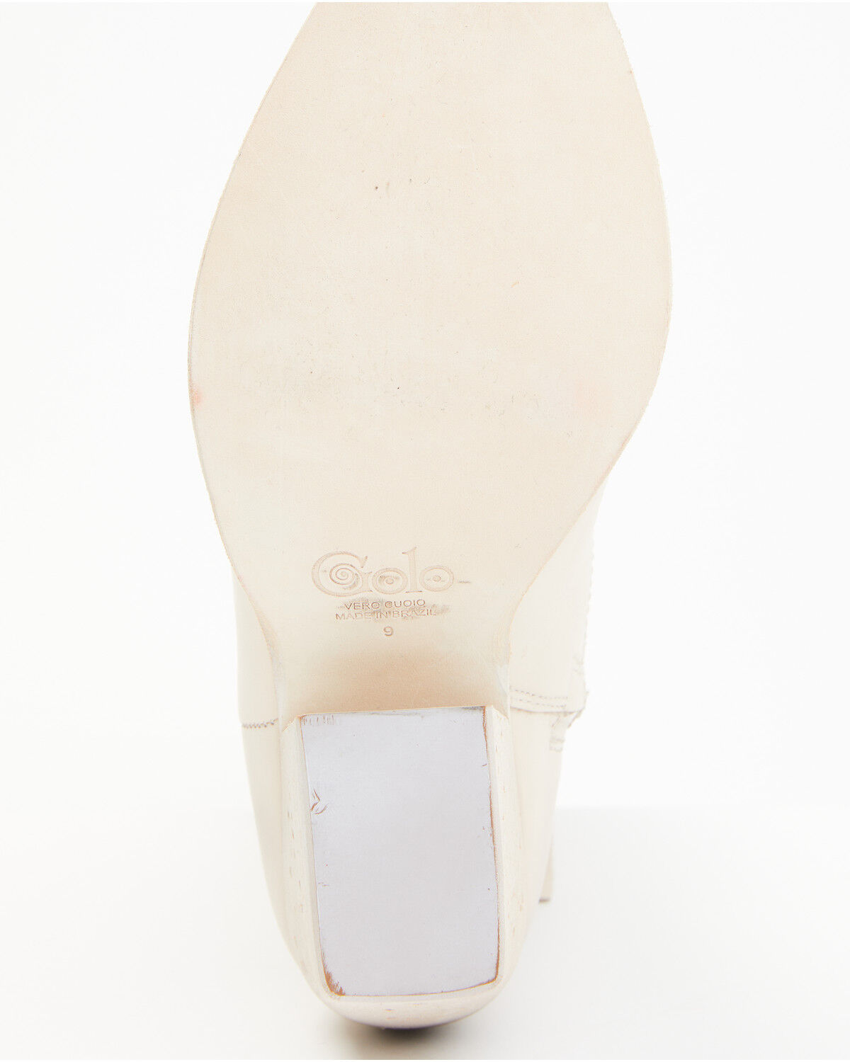 Image #7 - Golo Shoes Women's Cactus Graphic Western Boot - Round Toe, Off White, hi-res