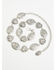 Image #1 - Shyanne Women's Heart Concho Chain Belt, Silver, hi-res