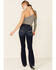 Sailey Women's Dark Wash Bootcut Jeans, Blue, hi-res