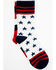 Image #2 - Shyanne Women's Stars & Stripes Crew Socks - 2-Pack, Red/white/blue, hi-res