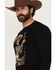 Image #2 - Moonshine Spirit Men's Solo Guitarist Long Sleeve Graphic T-Shirt, Black, hi-res