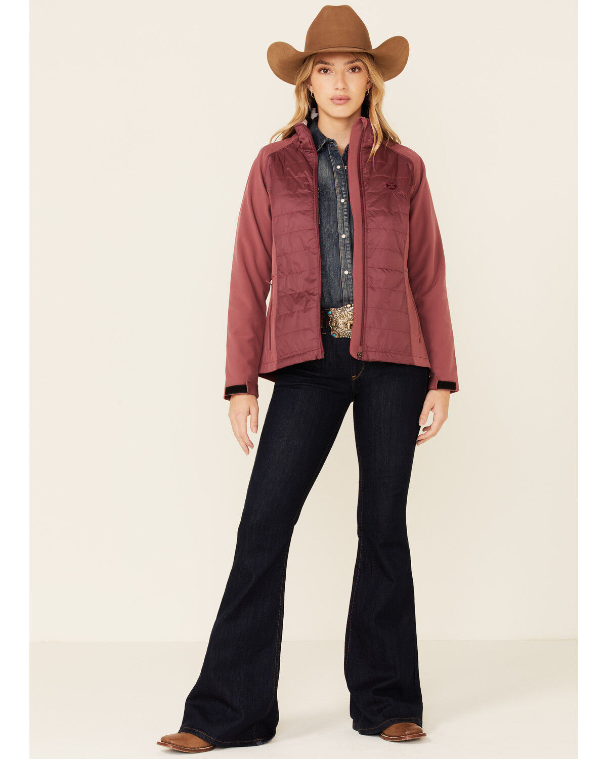 Image #2 - Hooey Women's Pink Puff Torso Jacket, , hi-res