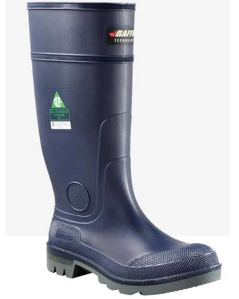 Baffin Men's Bully (STP) Waterproof Rubber Boots - Steel Toe, Blue, hi-res