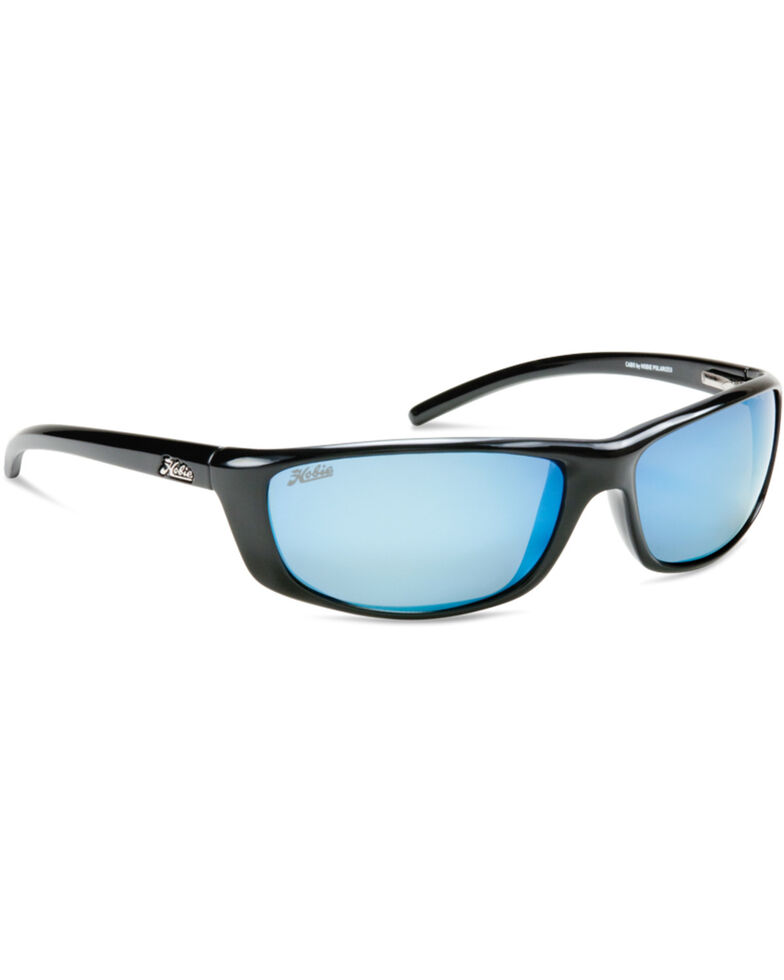 Hobie Men's Shiny Black Polarized Cabo Sunglasses, Black, hi-res