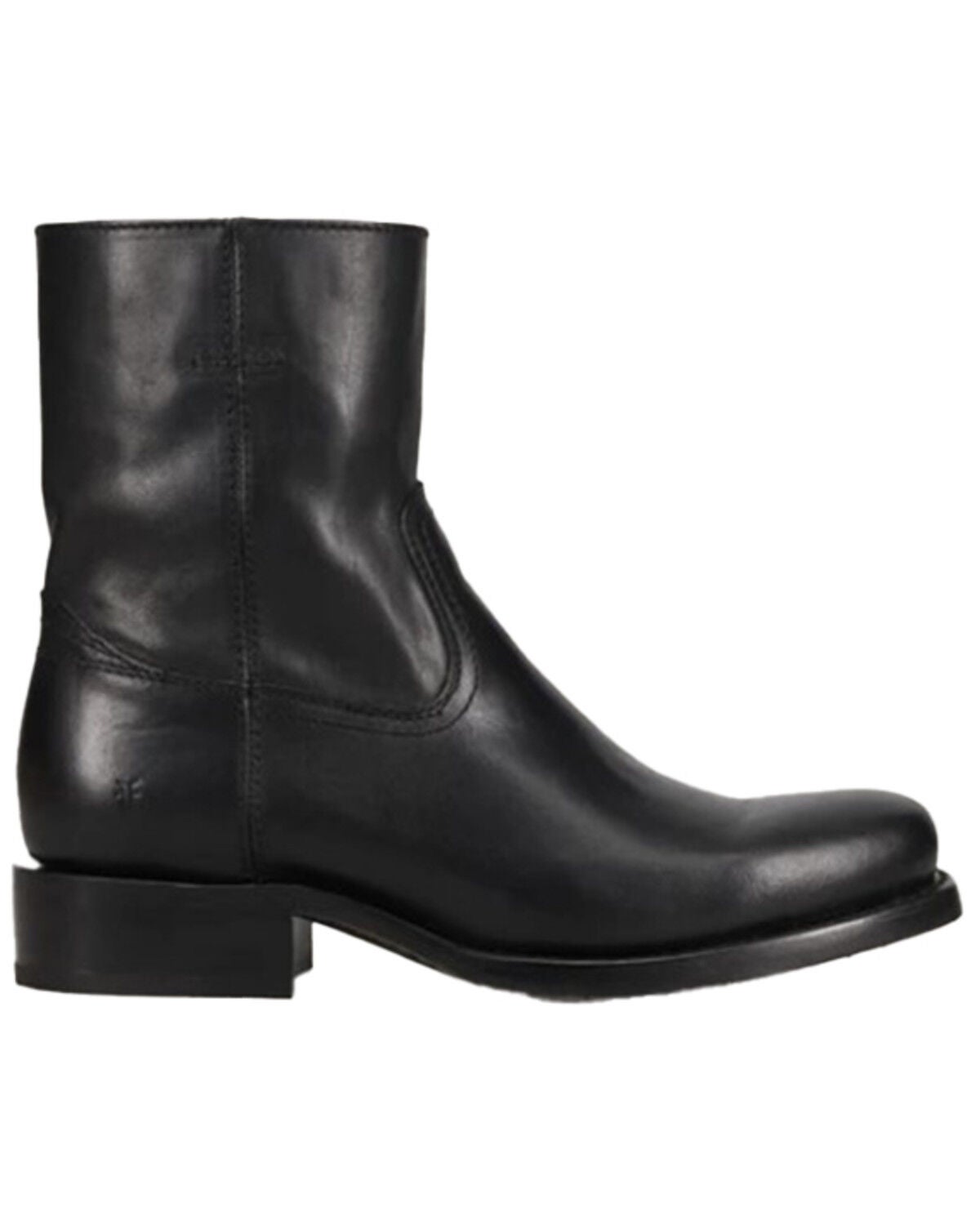 Image #2 - Frye Men's Campus Inside Zip Ankle Boots - Round Toe, Black, hi-res