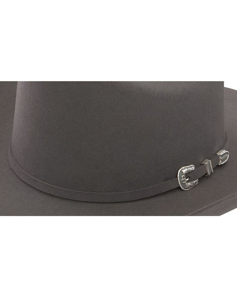 Stetson Men's 6X Skyline Granite Fur Felt Cowboy Hat, Granite, hi-res