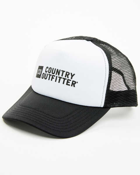 Country Outfitter Logo Ball Cap , Black/white, hi-res