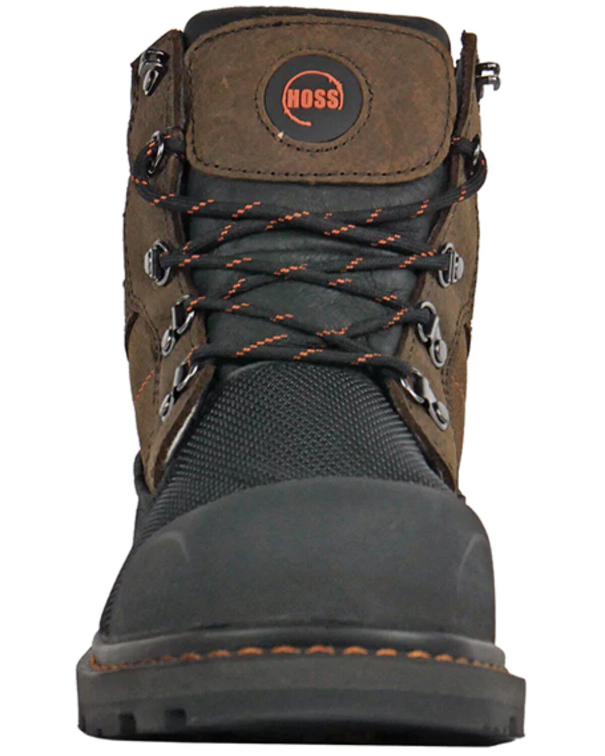 Image #4 - Hoss Men's Tough 6" Lace-Up Waterproof Work Boots - Composite Toe, Brown, hi-res