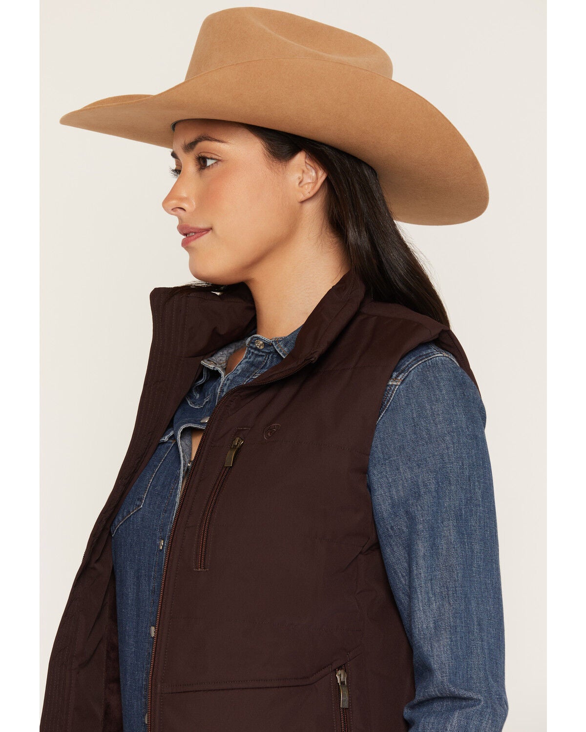 Image #2 - Ariat Women's Titan Insulated Vest, Purple, hi-res