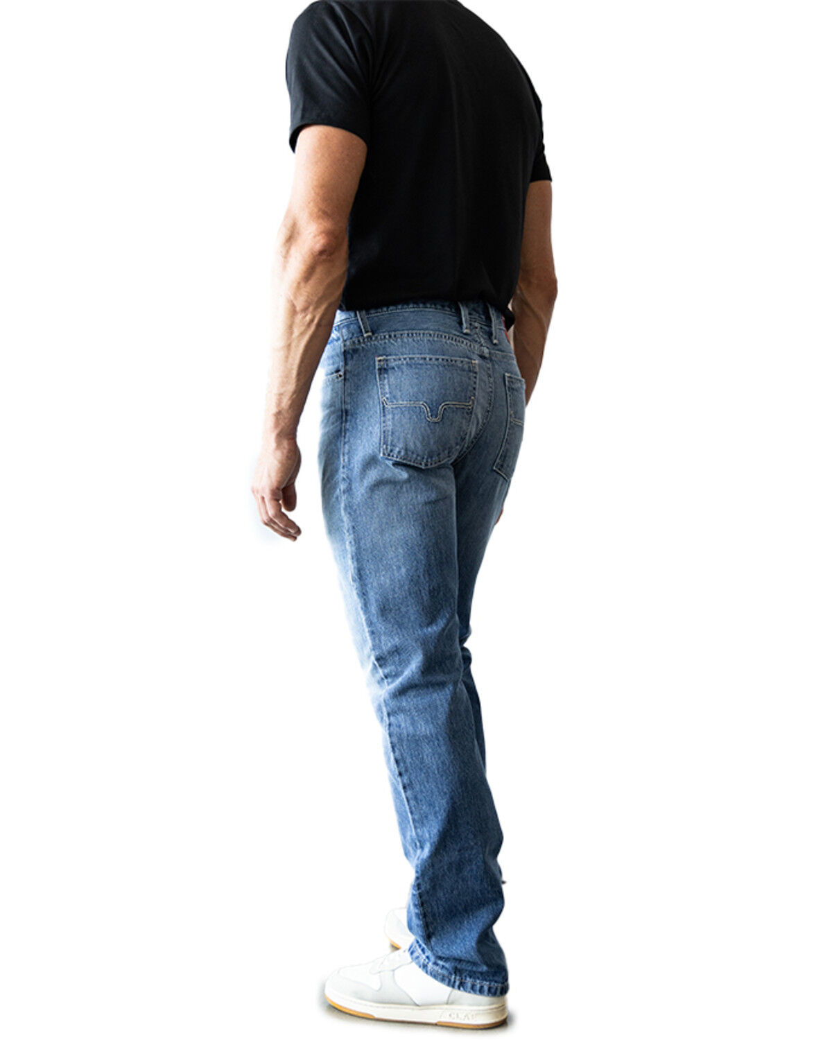 Image #2 - Kimes Ranch Men's James Light Wash Straight Bootcut Rigid Denim Jeans, Light Wash, hi-res