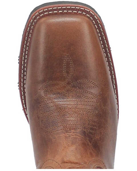 Image #6 - Laredo Men's Ross Western Boots - Broad Square Toe, Brown, hi-res