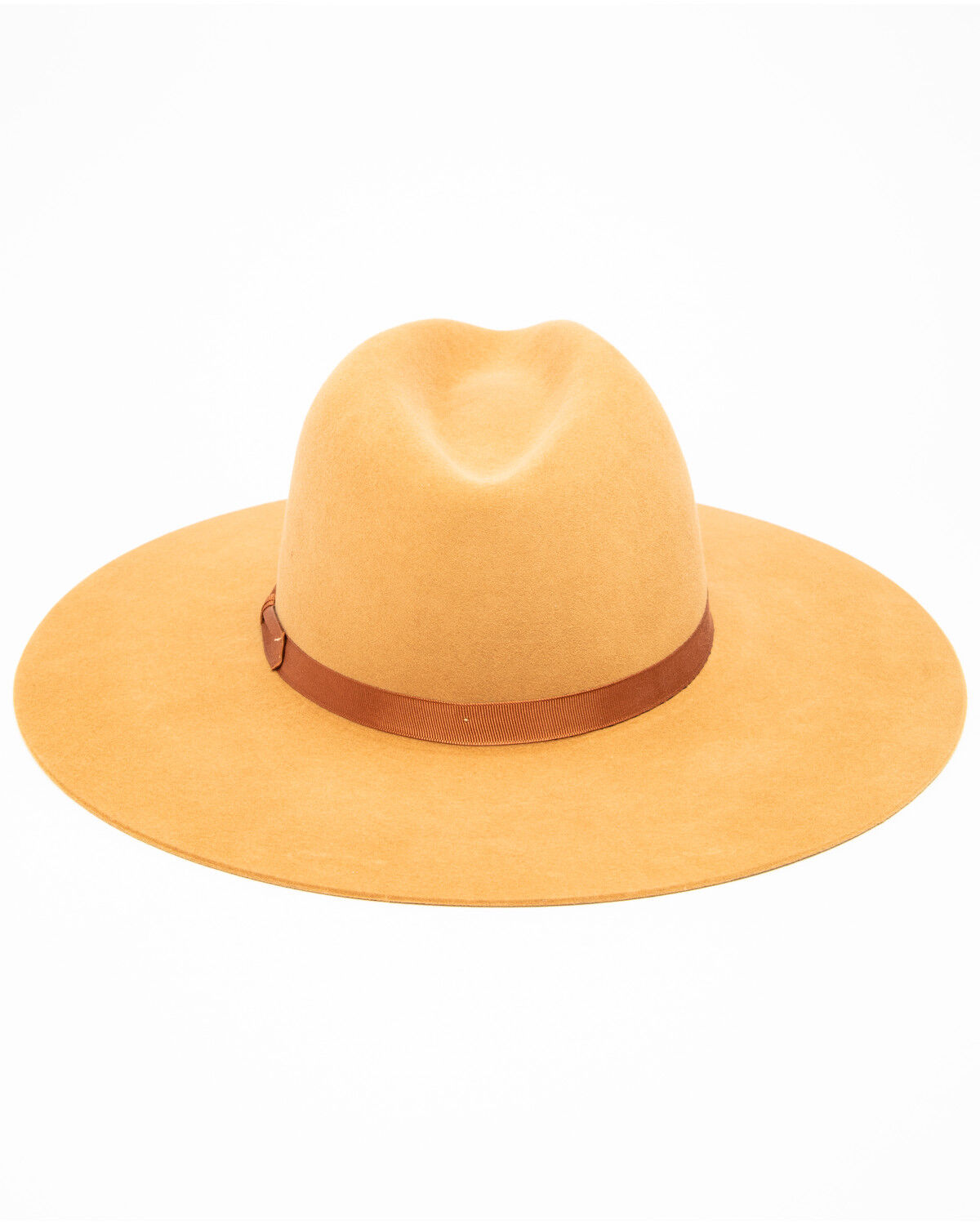 Image #5 - Rodeo King Women's 7X Tracker Pinch Front Fur Felt Hat, Camel, hi-res