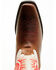 Image #6 - Laredo Women's Feather Love Western Boots - Square Toe, White, hi-res