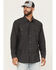 Image #1 - Moonshine Spirit&reg; Men's Cask Aged Striped Long Sleeve Snap Western Shirt, Grey, hi-res