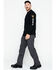 Image #6 - Hawx Men's Logo Crew Long Sleeve Work T-Shirt - Tall, Black, hi-res