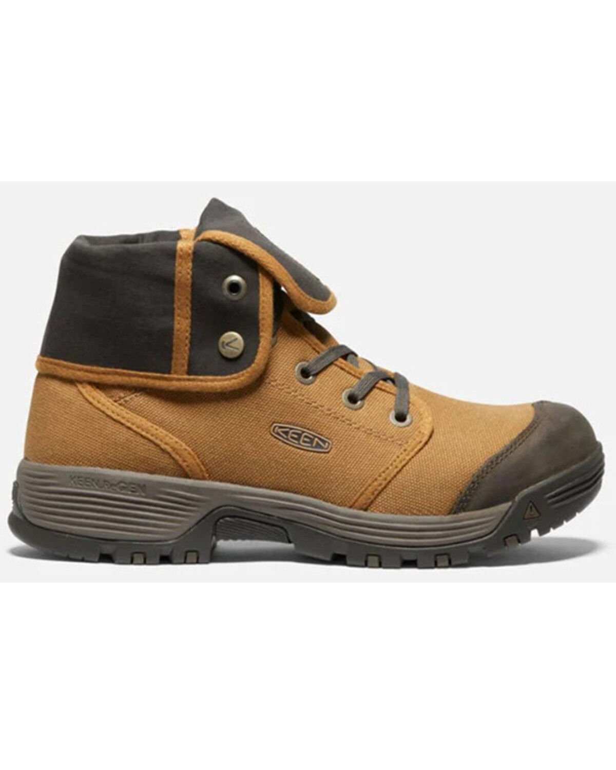 Image #2 - Keen Men's Roswell Mid Lace-Up Work Boots - Soft Toe, Brown, hi-res