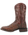 Image #3 - Dan Post Men's Dillinger Full Quill Ostrich Western Boots - Broad Square Toe , Brown, hi-res