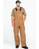 Carhartt Men's FR Duck Quilt-Lined Bib Overalls, Carhartt Brown, hi-res