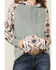 Image #3 - Hooey Women's Southwestern Print Hoodie, Blue, hi-res