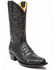 Moonshine Spirit Men's Rock City Fuscus Caiman Western Boots - Snip Toe, Black, hi-res