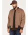 Image #1 - Brixton Men's Dillinger Bomber Jacket, Tan, hi-res