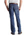 Ariat Men's FR M4 Medium Wash Relaxed Workhorse Bootcut Jeans - Big, Grey, hi-res