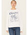 Image #1 - Coors Women's Rodeo Crewneck Sweatshirt, White, hi-res