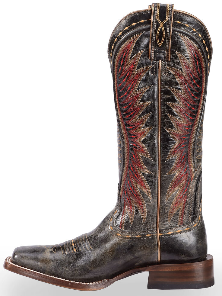 black vaquera boots