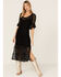 Image #2 - Idyllwind Women's Firefly Road Lace Maxi Dress, Black, hi-res