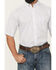 Image #3 - Ariat Men's Damien Wrinkle Free Geo Print Short Sleeve Button-Down Western Shirt, White, hi-res