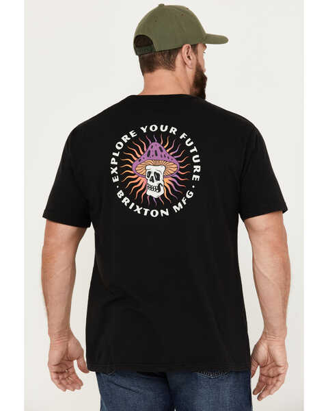 Image #4 - Brixton Men's Future Short Sleeve Relaxed Graphic T-Shirt, Black, hi-res